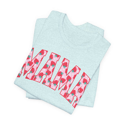 Mama Floral Print Unisex Jersey Tee - Perfect Gift for Moms