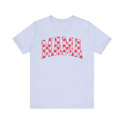 Mama Floral Print Unisex Jersey Tee - Perfect Gift for Moms