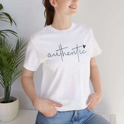 Authentic Unisex Short Sleeve Tee - Embrace Your True Self