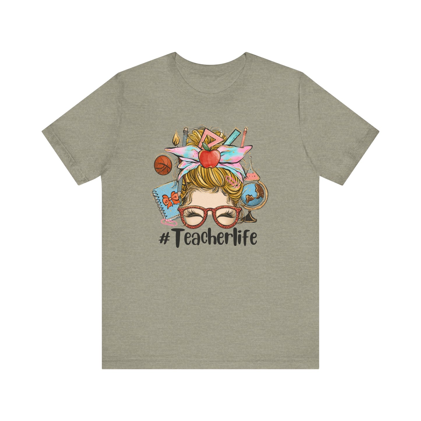#TeacherLife Unisex Jersey Short Sleeve Tee - Perfect Gift for Teachers