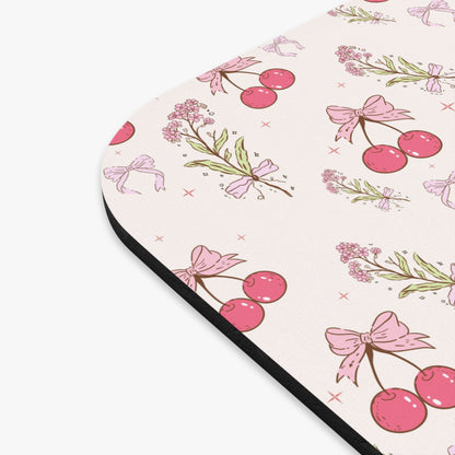Charming Cherry Blossom Mouse Pad – Cute Floral Design for Home Office & Gifts