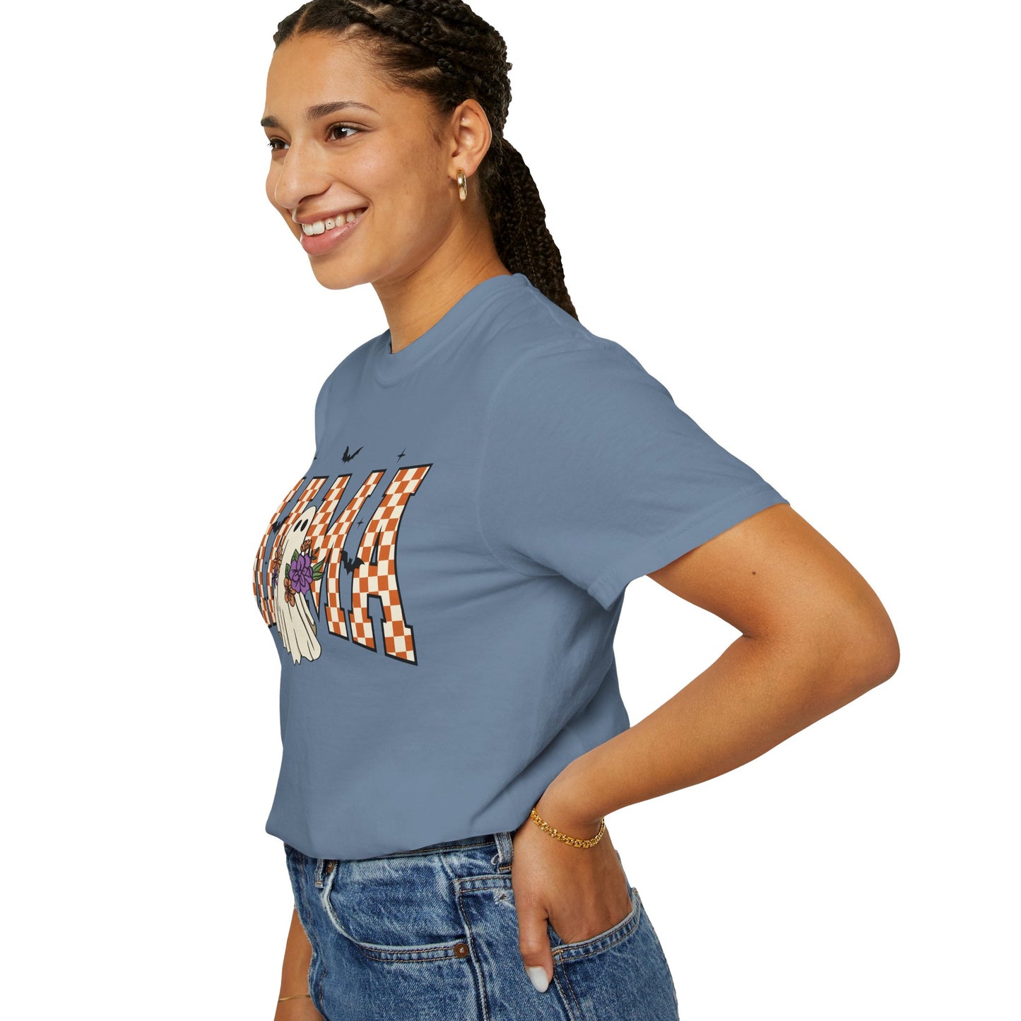 Ghostly Mama T-shirt, Spooky Mama Shirt, Halloween Tee, Gift for Mom, Fall Fashion, Unisex Graphic Tee