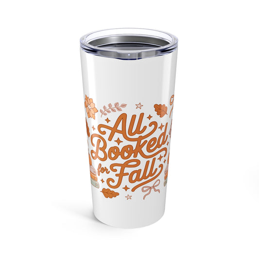 Fall-themed Tumbler, All Booked Up