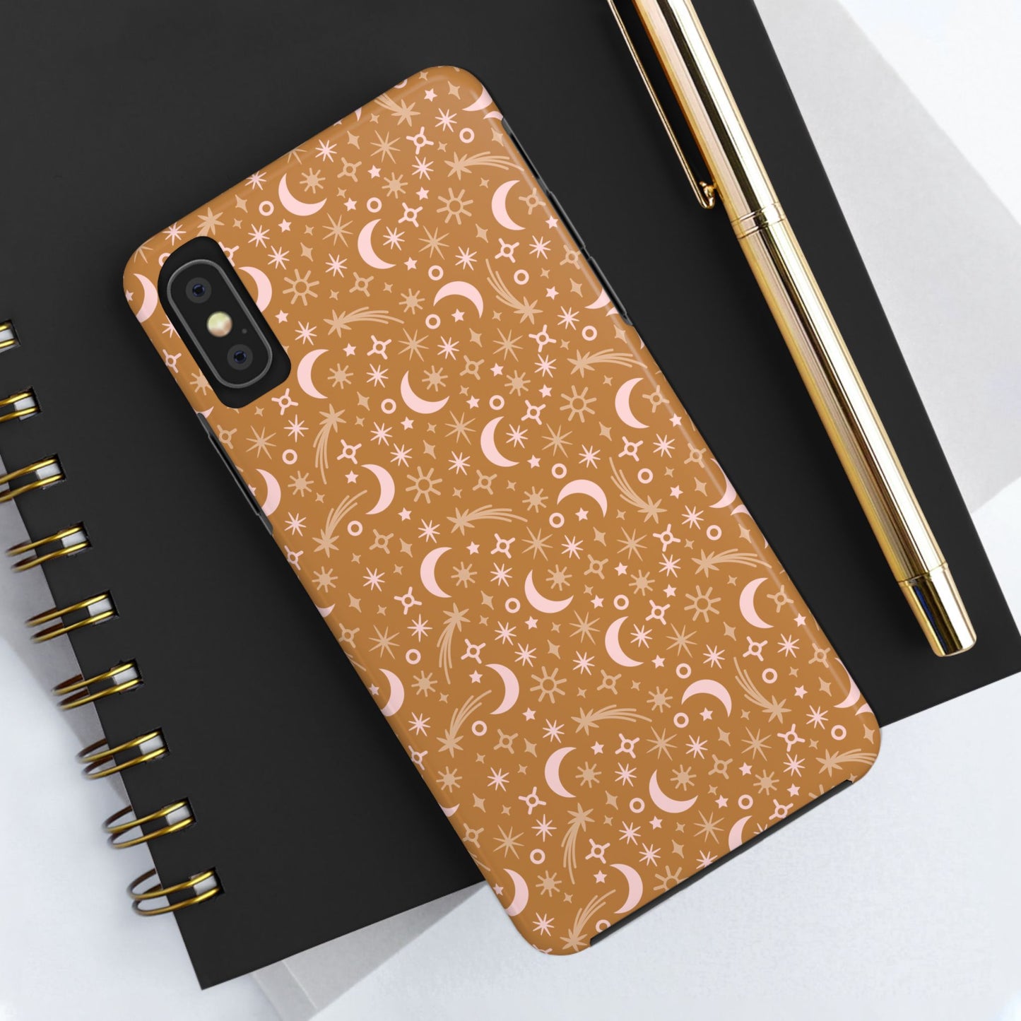 Celestial Tough Phone Cases - Starry Night, Astrology, Boho Chic, Gift for Her, Moon Phase Design