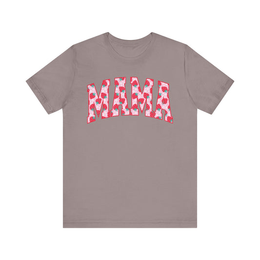 Mama Floral Print Unisex Jersey Tee - Perfect Gift for Moms