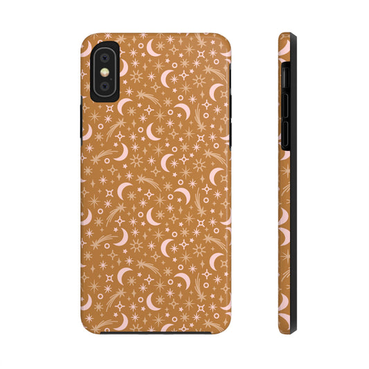 Celestial Tough Phone Cases - Starry Night, Astrology, Boho Chic, Gift for Her, Moon Phase Design