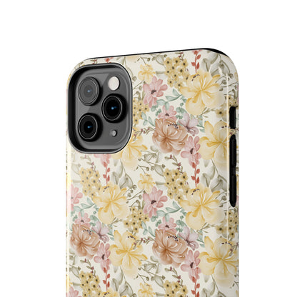 Floral Tough Phone Cases - Durable Protection, Stylish Accessories for Garden Lovers, Nature Enthusiasts, Birthdays, Holidays