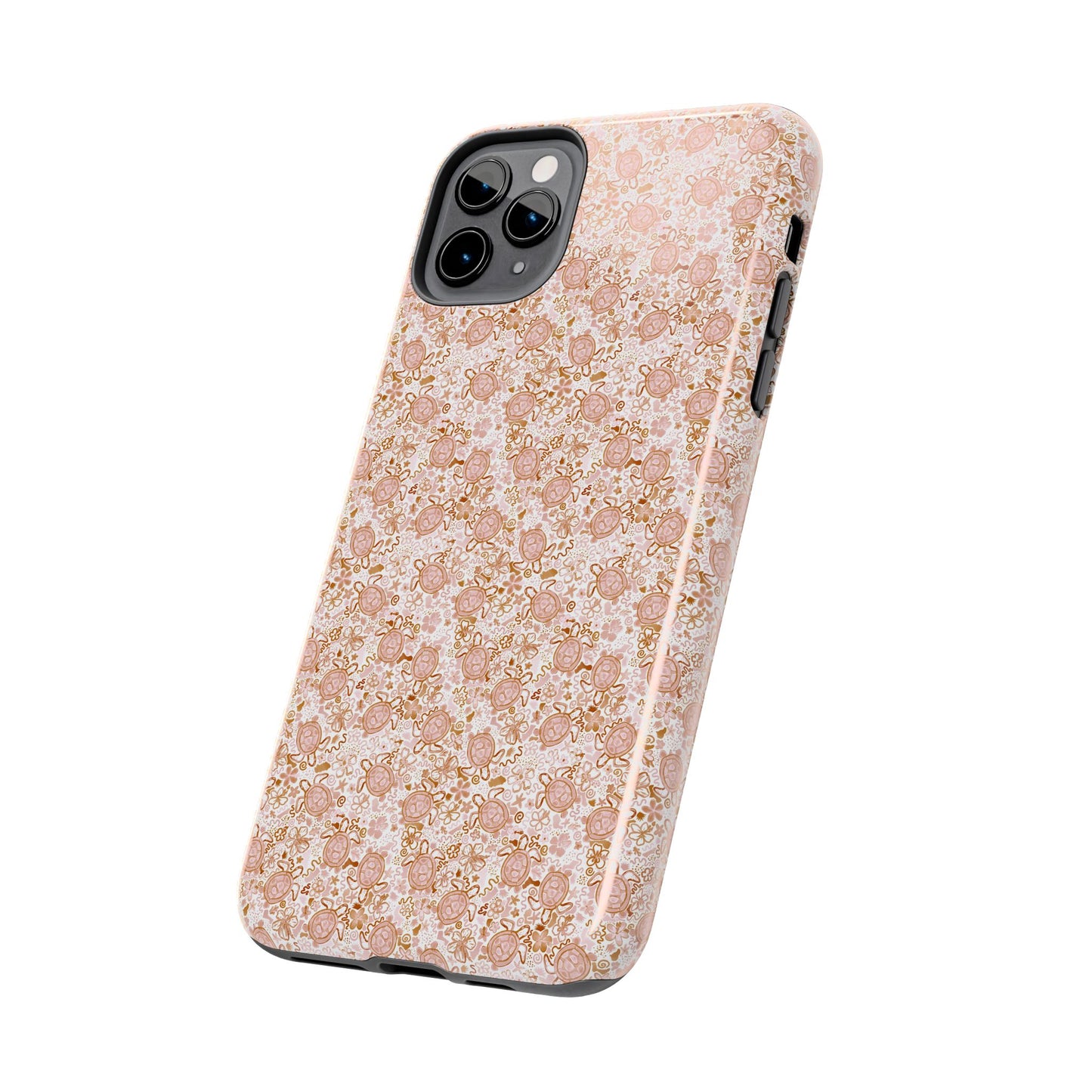 Tough Phone Case - Boho Turtle Design 🐢