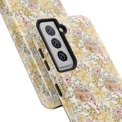 Floral Tough Phone Cases - Durable Protection, Stylish Accessories for Garden Lovers, Nature Enthusiasts, Birthdays, Holidays