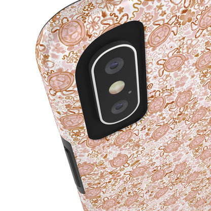 Tough Phone Case - Boho Turtle Design 🐢