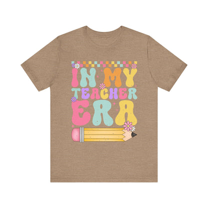 In My Teacher Era Unisex Jersey Tee - Fun Teacher Appreciation Gift