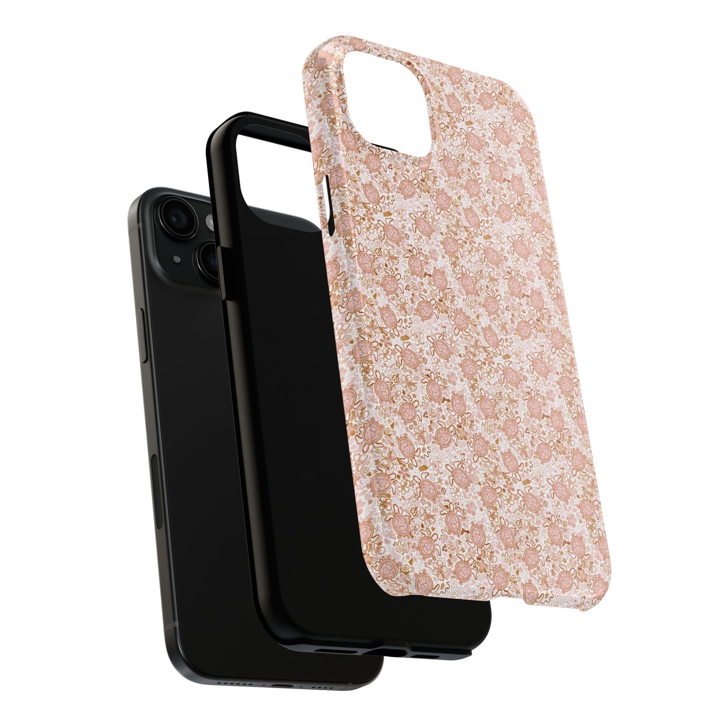 Tough Phone Case - Boho Turtle Design 🐢