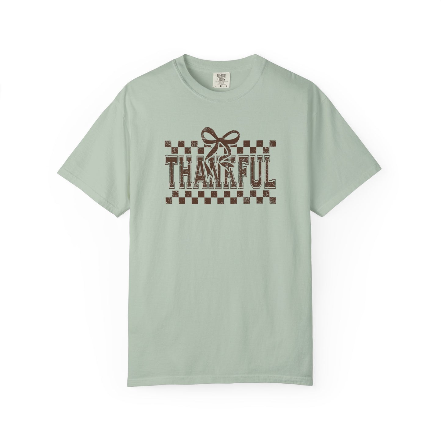 Thankful Unisex Garment-Dyed T-Shirt, Casual Fall Tee, Thanksgiving Gift, Cozy Everyday Wear, Autumn Fashion, Comfortable Tops