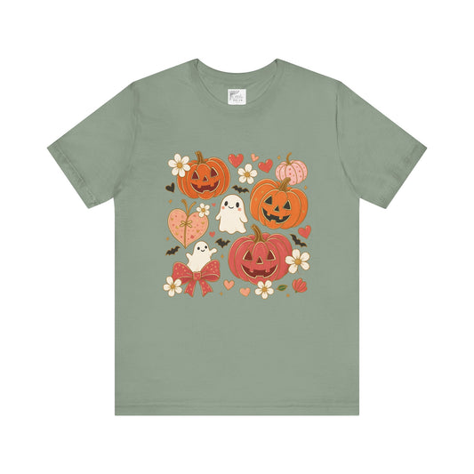 Ghost and pumpkin tee 