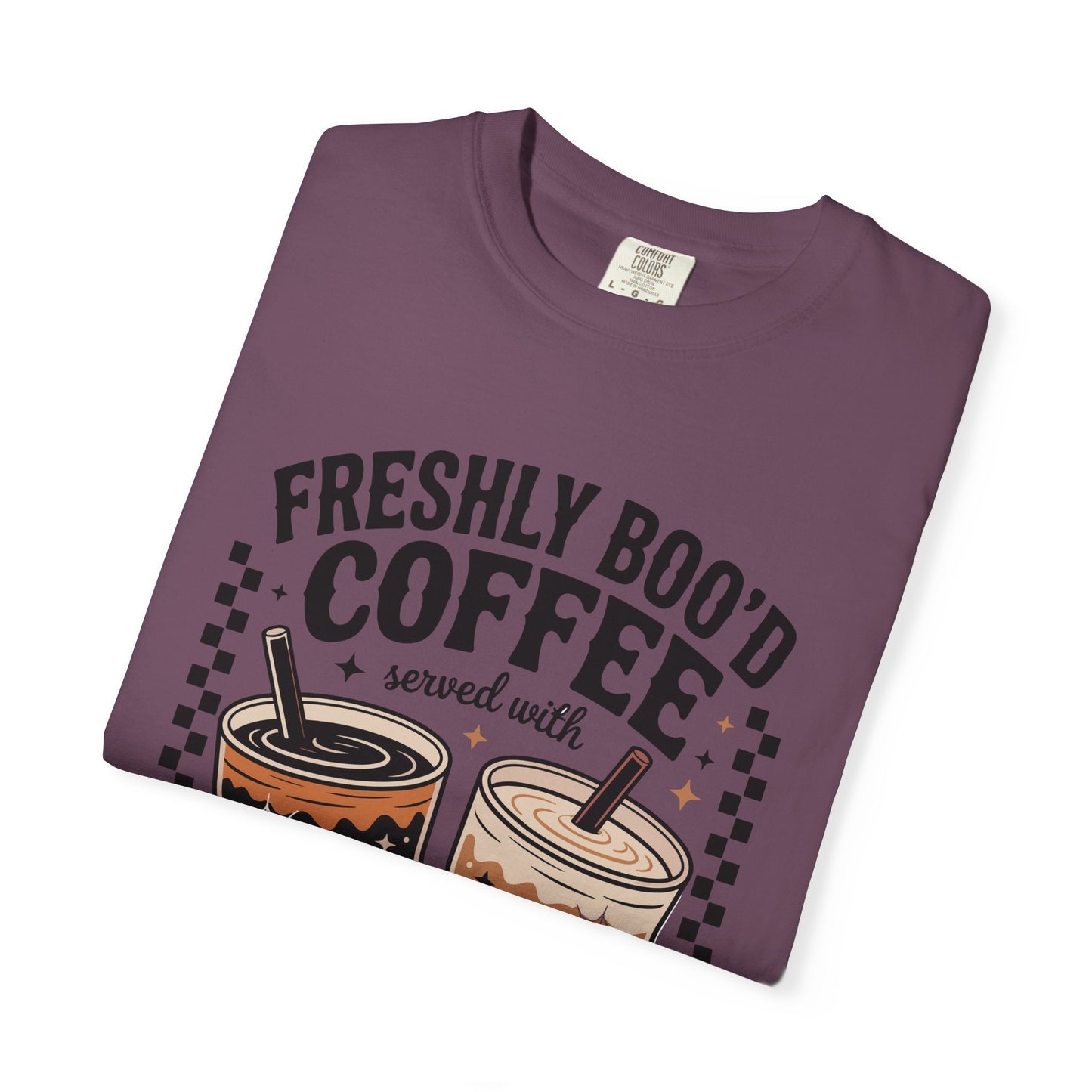 Coffee Themed Unisex T-Shirt - Freshly Boo'd Design for Halloween, Great for Fall, Gift for Coffee Lovers, Perfect for Casual Wear, [...]