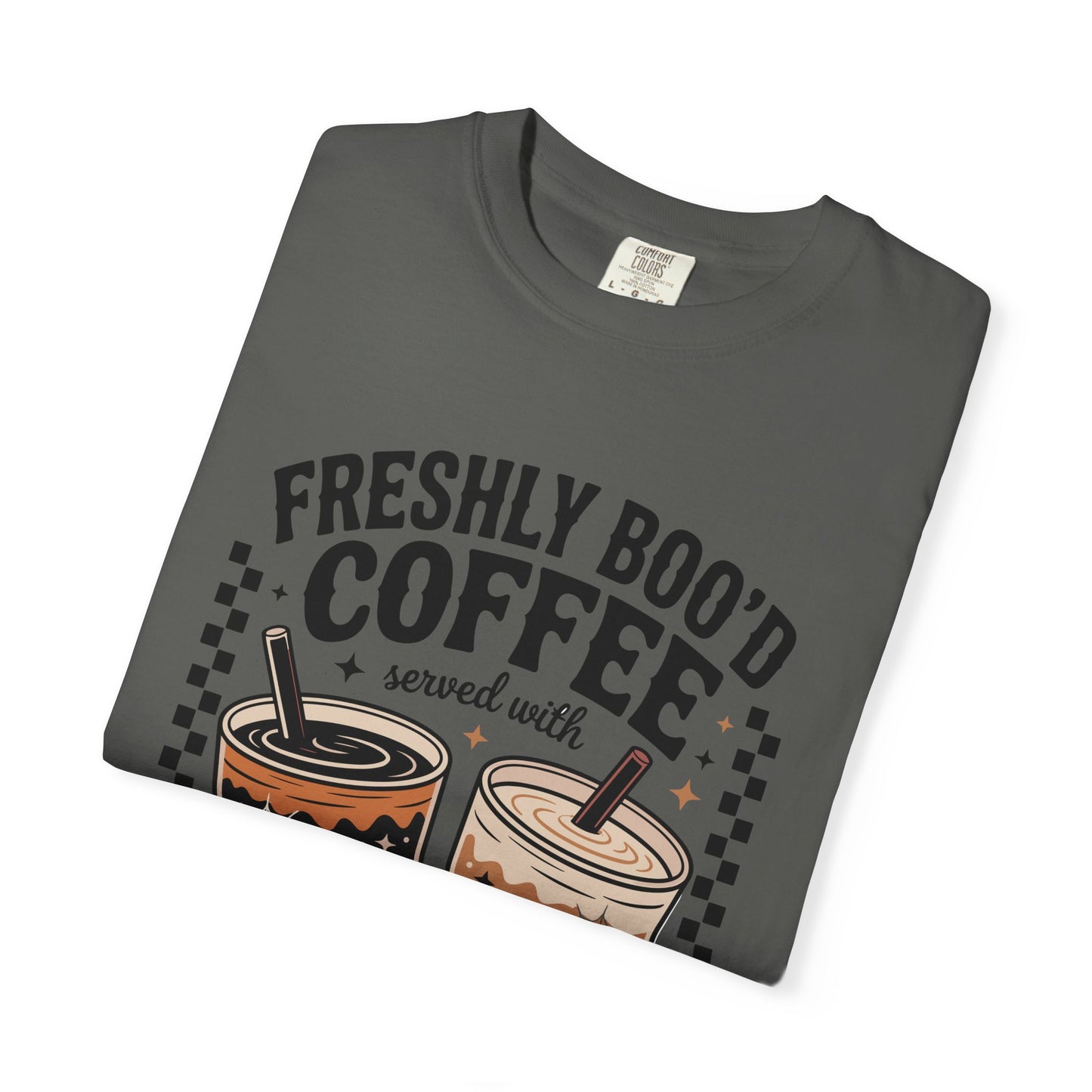 Coffee Themed Unisex T-Shirt - Freshly Boo'd Design for Halloween, Great for Fall, Gift for Coffee Lovers, Perfect for Casual Wear, [...]