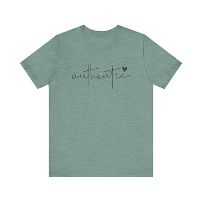 Authentic Unisex Short Sleeve Tee - Embrace Your True Self