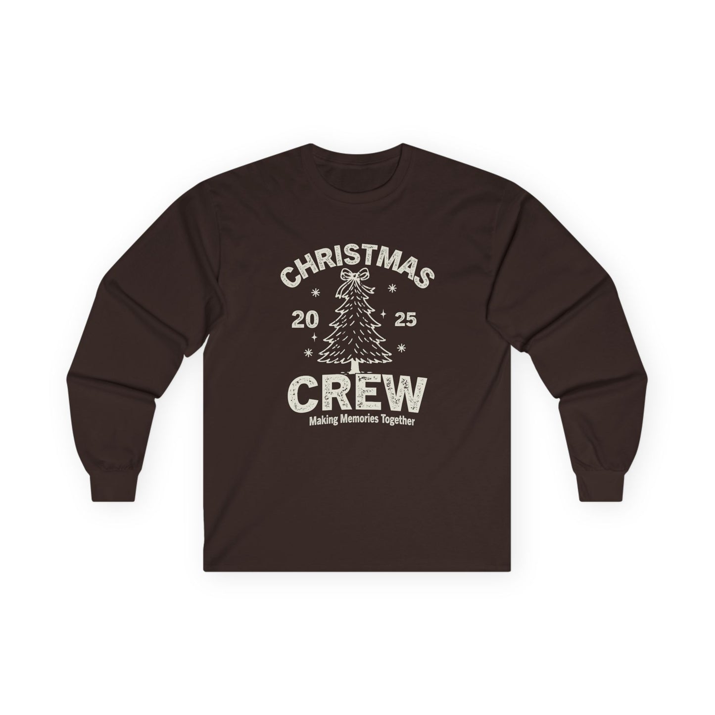 Christmas Crew Long Sleeve Tee - Making Memories Together