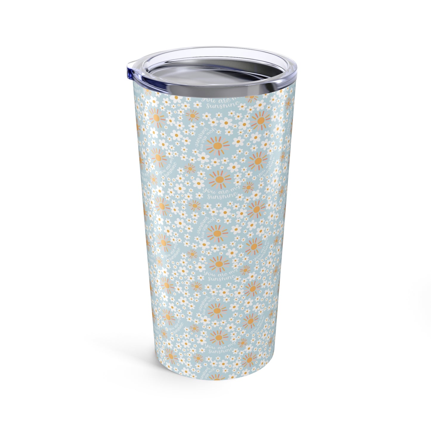 Floral Pattern 20oz Tumbler - Perfect Gift for Nature Lovers