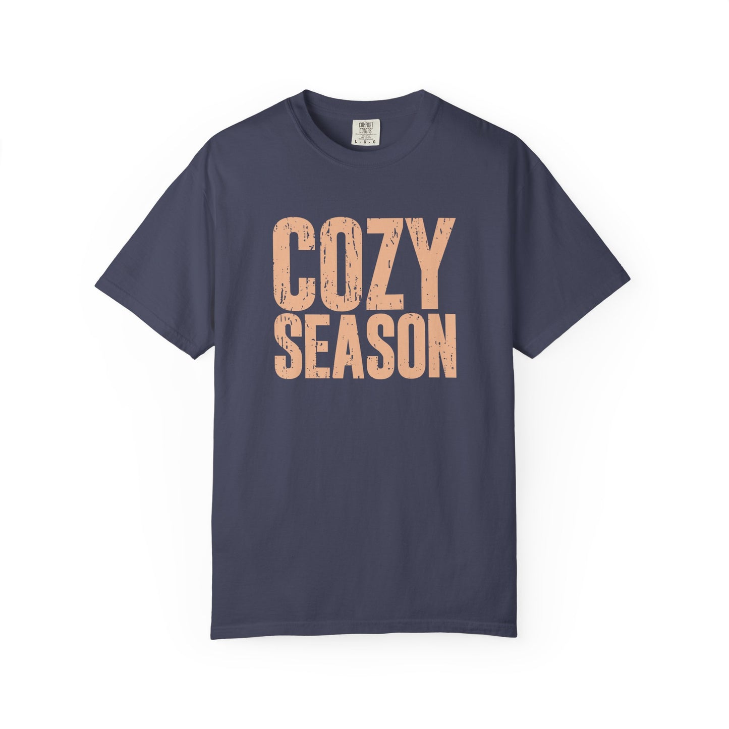 Cozy Season T-shirt for Autumn Vibes | Unisex Garment-Dyed Tee, Fall Apparel, Seasonal Fashion, Casual Wear, Gift Idea