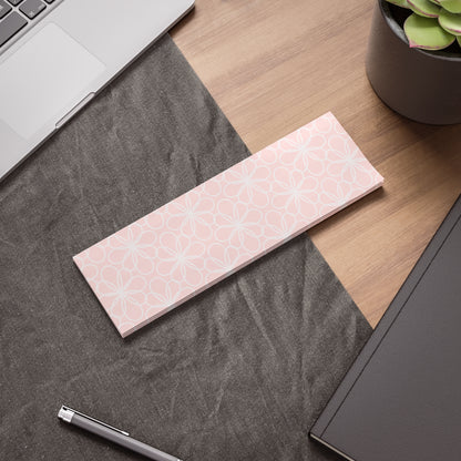 Stylish Floral Post-it® Note Pads | Pink Sticky Notes for Organizing, Planning, Office, Gifts, Journaling