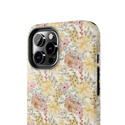 Floral Tough Phone Cases - Durable Protection, Stylish Accessories for Garden Lovers, Nature Enthusiasts, Birthdays, Holidays