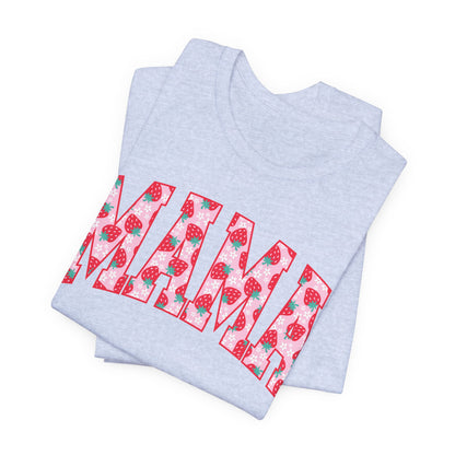 Mama Floral Print Unisex Jersey Tee - Perfect Gift for Moms