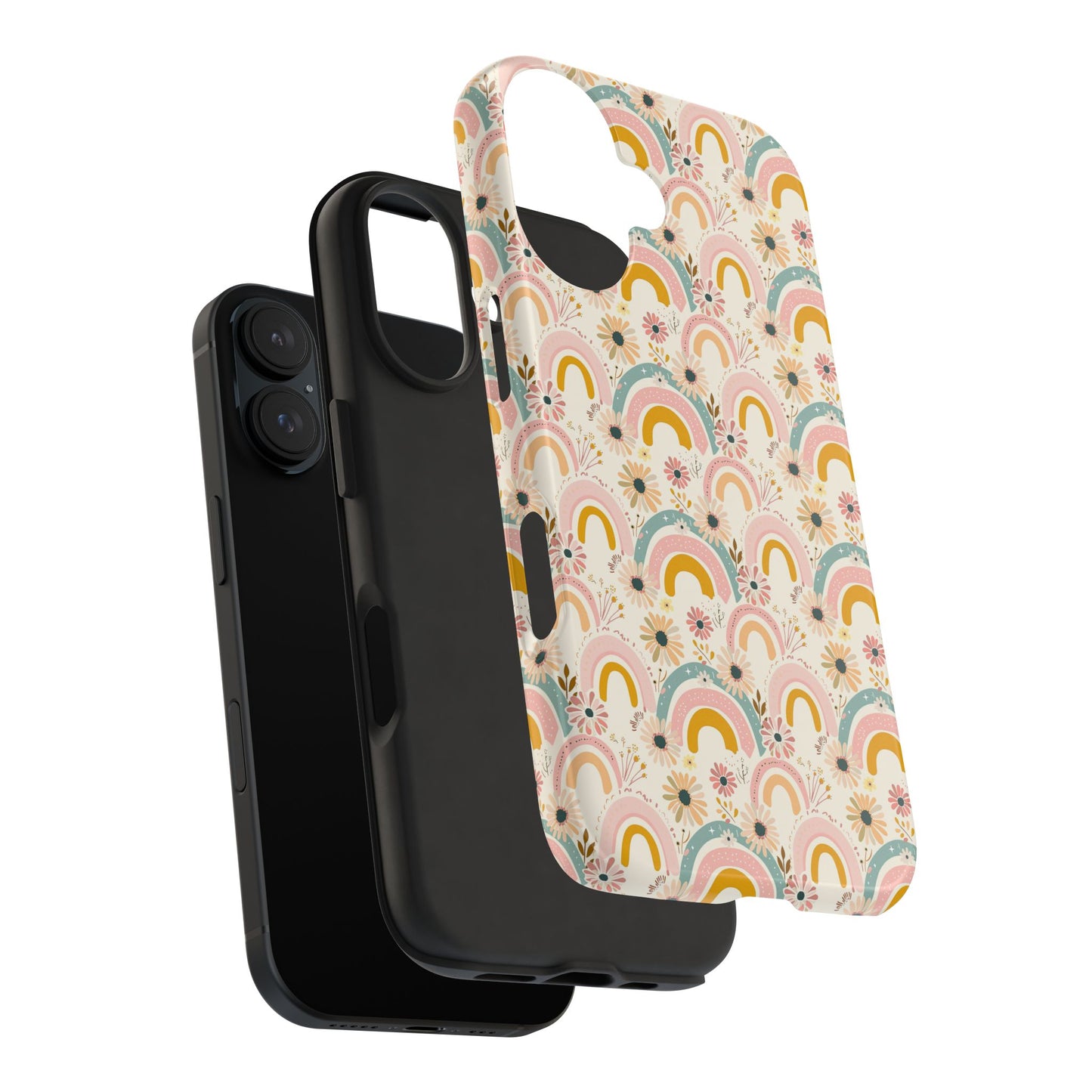 Phone Case - Muted Rainbow Design