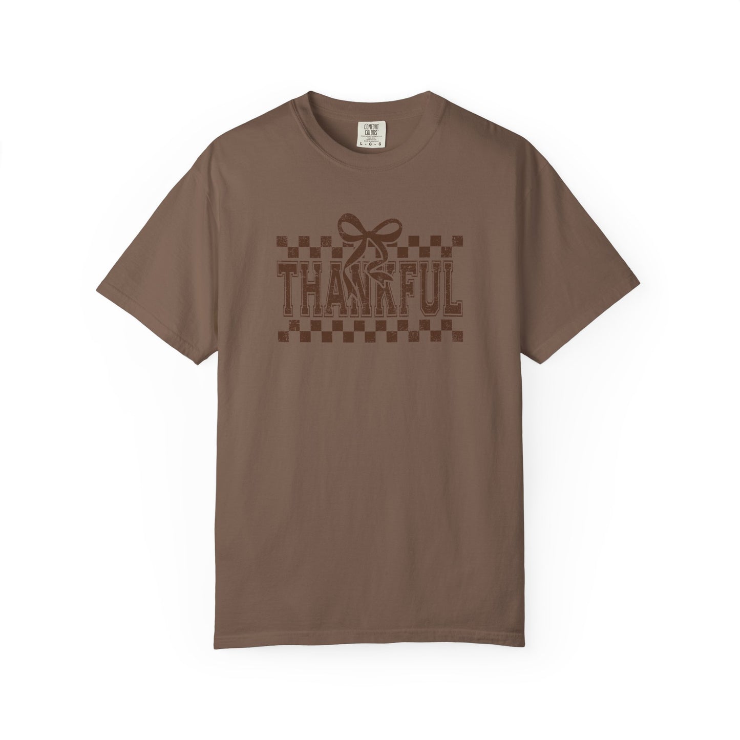 Thankful Unisex Garment-Dyed T-Shirt, Casual Fall Tee, Thanksgiving Gift, Cozy Everyday Wear, Autumn Fashion, Comfortable Tops