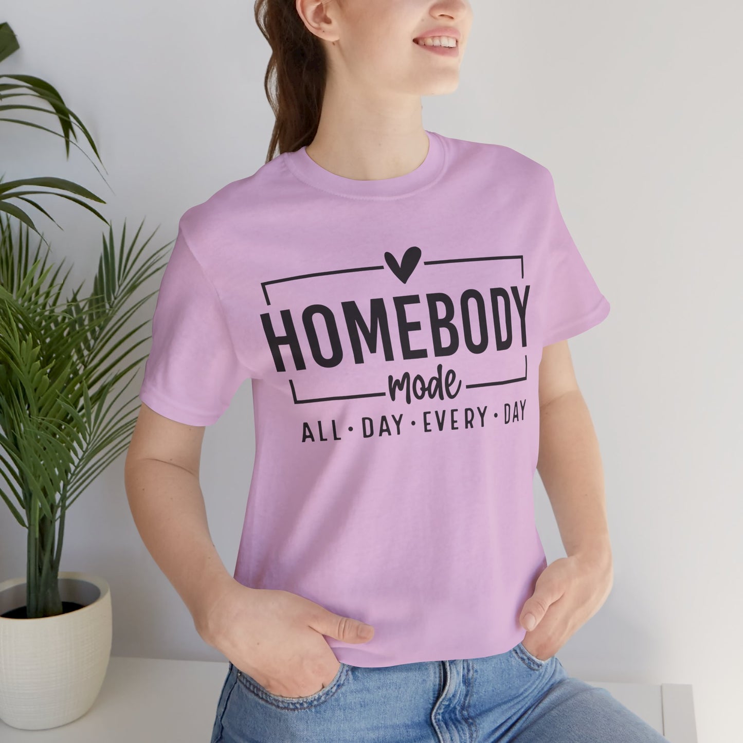 Homebody Mode Unisex Jersey Tee - Perfect for Cozy Days