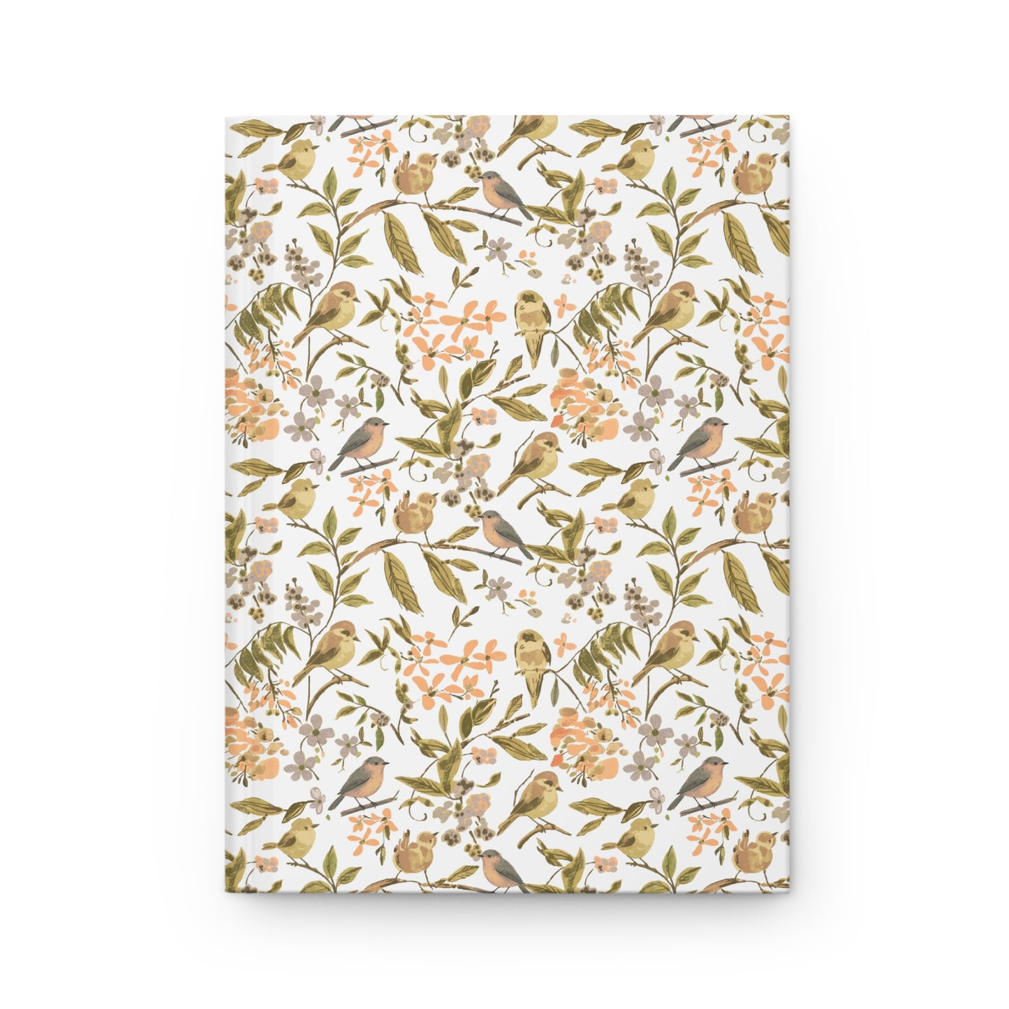 Floral Songbird Hardcover Journal