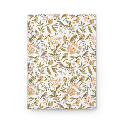 Floral Songbird Hardcover Journal