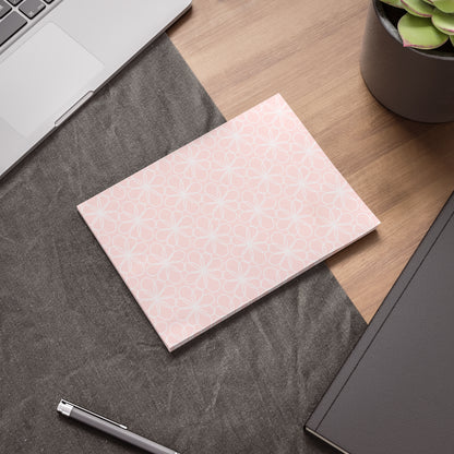 Stylish Floral Post-it® Note Pads | Pink Sticky Notes for Organizing, Planning, Office, Gifts, Journaling