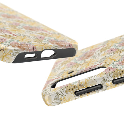 Floral Tough Phone Cases - Durable Protection, Stylish Accessories for Garden Lovers, Nature Enthusiasts, Birthdays, Holidays