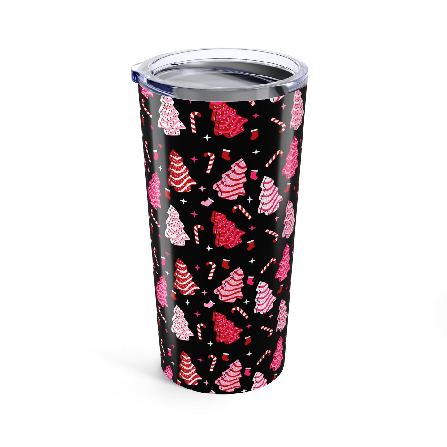 Festive Christmas Tumbler 20oz | Holiday Drinkware, Seasonal Gift, Party Favor, Winter Decor, Reusable Coffee Cup